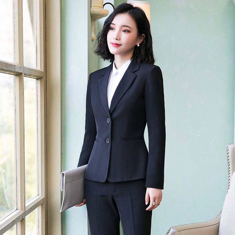 女士长袖西装外套2023年秋季