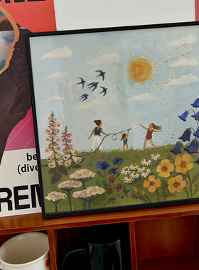 英国Gemma Koomen艺术海报小清新卡通儿童房客厅餐厅卧室装饰画芯