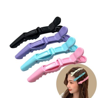 新材料无痕鳄鱼夹化妆盘发洗脸理发美发分区烫染夹鸭嘴夹刘海发夹