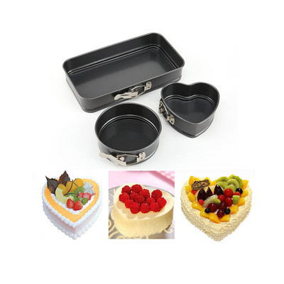 Cakes Molds Square Heart Type Mini Cake Baking Pan Mould 模