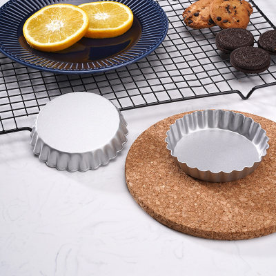 6pcs Round pizza Mold Tartlet Moulds Baking Fruit pie plate