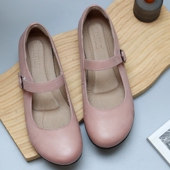 慢先森推荐 简约平底包头凉拖单鞋 176 圆头夏季 清爽韩版