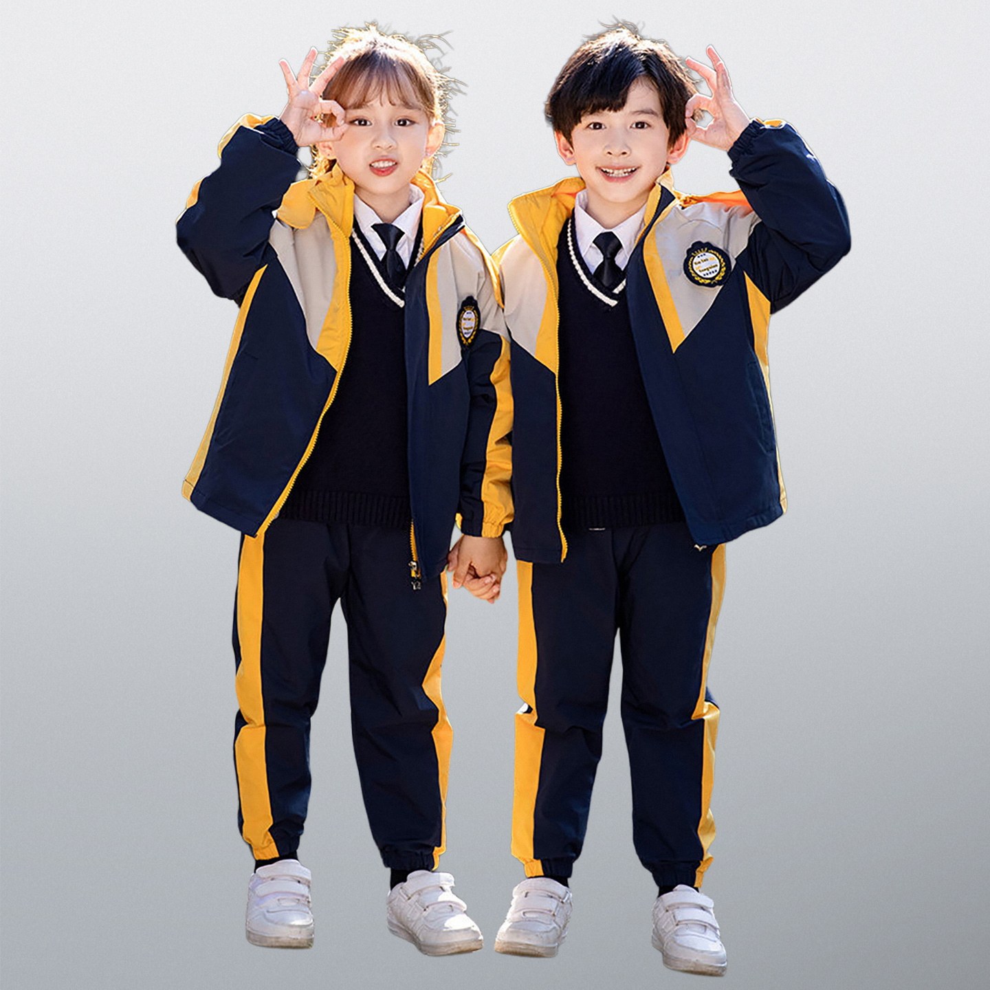 点这里!学生秋冬冲锋衣校服班服