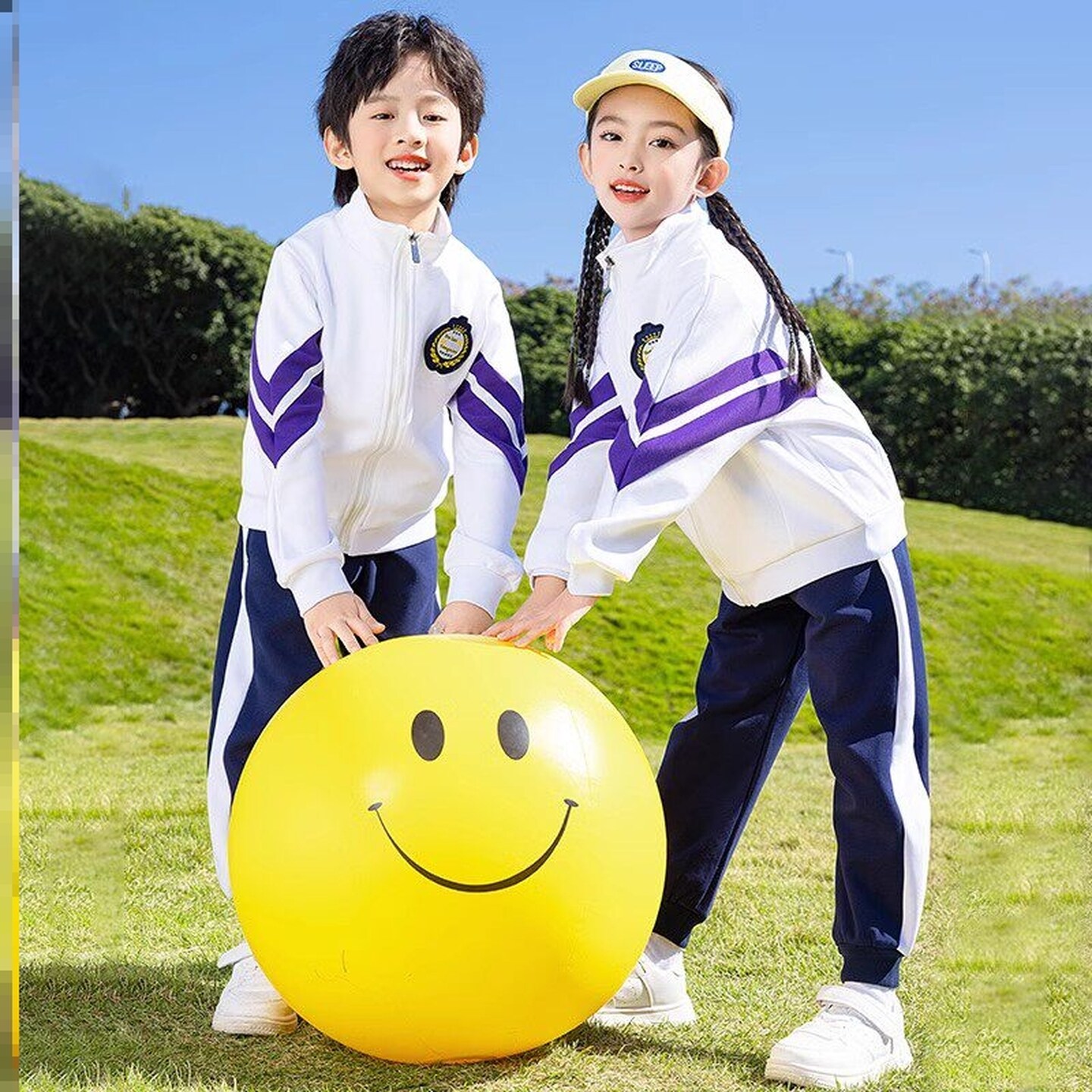 小学生班服棉幼儿园园服团体英伦春季中小学生套装POLO衫男童夏季