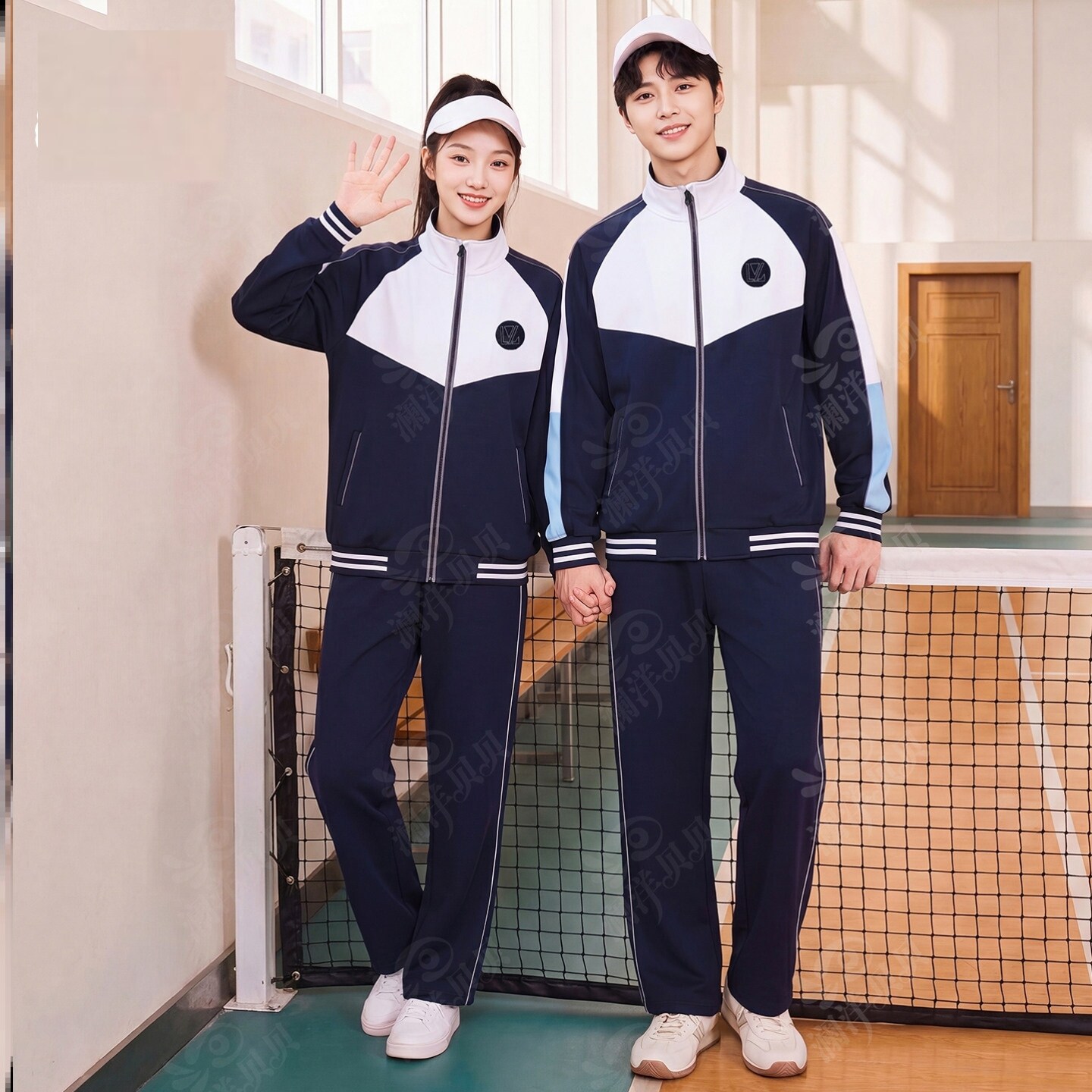 辽宁省沈阳市大东区中学生春秋季校服第一款儿童高中生运动班服