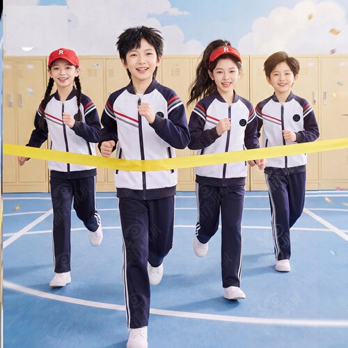 辽宁省沈阳市铁西区中学生春秋季校服第一款儿童高中生运动班服