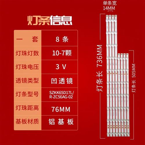 全新适用康佳LED65K620 LED65G9Q 65D6S 65Q30 65X2 65X5灯条