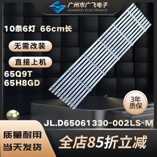适用长虹65D6 65D6P MAX 65H8GD 65JD900 65D7R PRO 65Q9T灯条