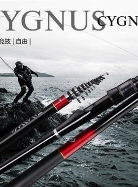 新款DAIWA达瓦CYGNUS CS矶钓竿轻量矶竿水库钓鱼竿碳素海钓远投竿