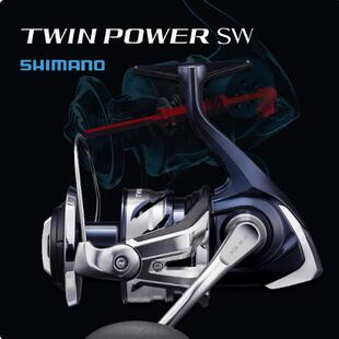 SHIMANO禧玛诺21款TWINPOWER SW海钓路亚轮远投船钓铁板纺车渔轮