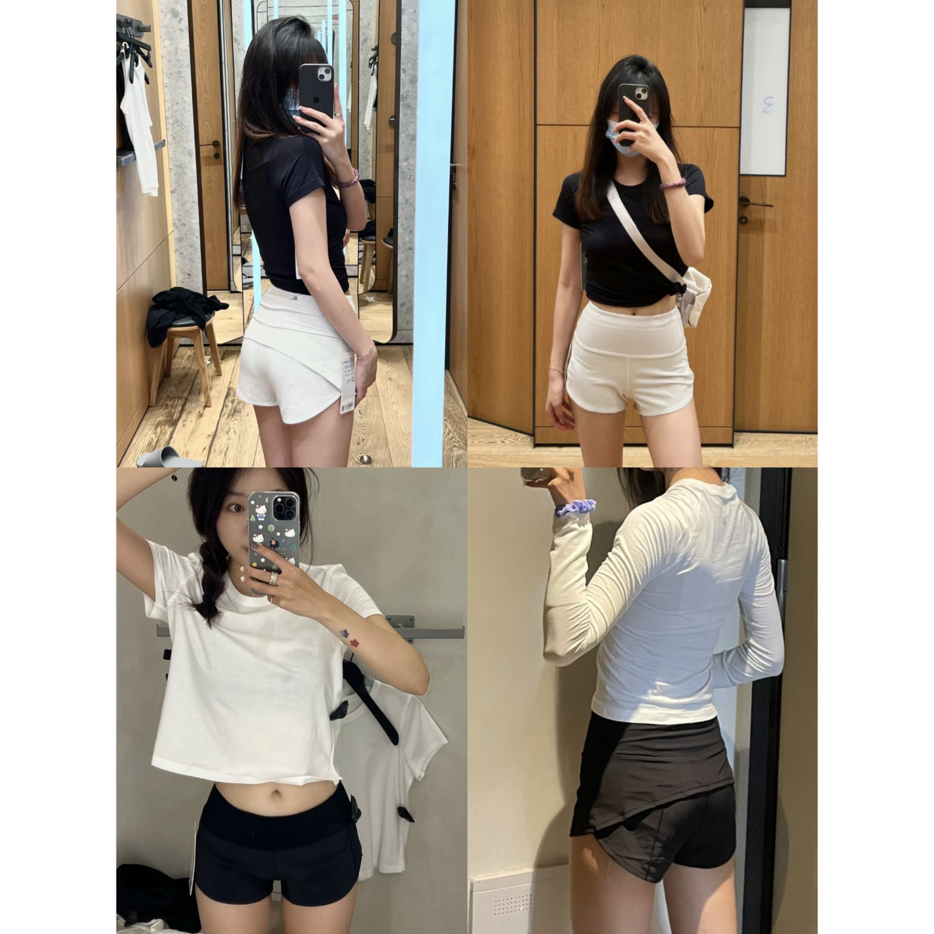 显翘臀内衬防走光运动短裤