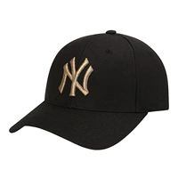 MLB, черная бейсболка, шапка подходит для мужчин и женщин, модная универсальная солнцезащитная шляпа, кепка