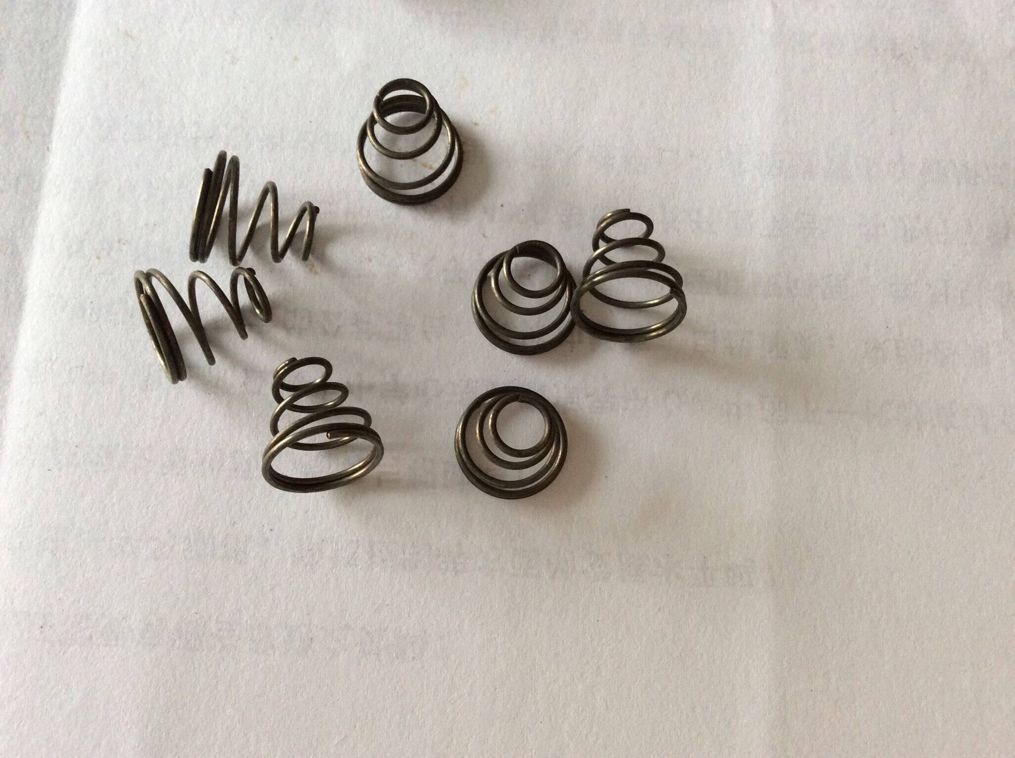 气胀轴气涨轴键条宝塔弹簧收放卷轴 凸键式铝键条弹簧小压缩卡簧