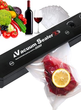 现货VACUUM SEALER厨房家用抽真空小型食品自动真空封口机塑封机