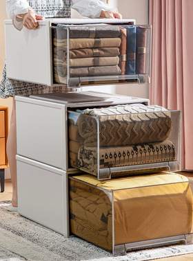 Storage box Drawer type clothing closet Plastic hous cabinet