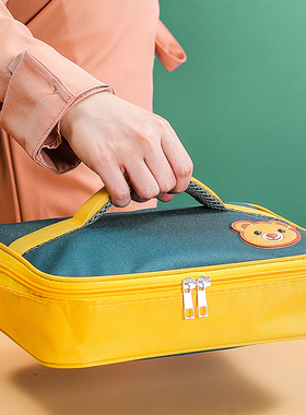 Alumium foil hand lunch bag flat lunch box handbag bento bag