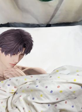 恋与深空侧睡抱枕祁煜沈星回黎深夏以昼秦彻床头陪睡枕头来图定制
