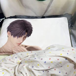 恋与深空侧睡抱枕祁煜沈星回黎深夏以昼秦彻床头陪睡枕头来图定制