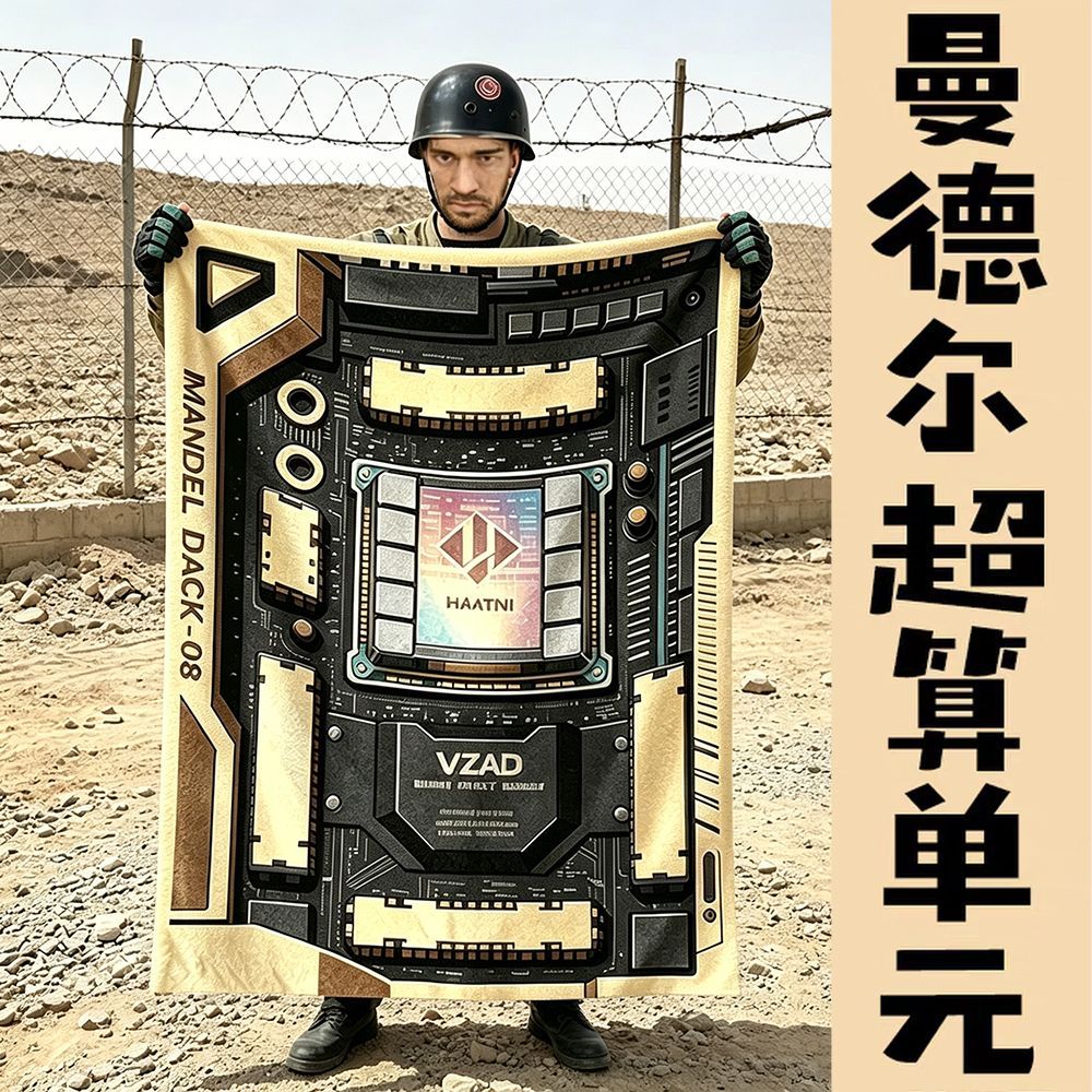 三角洲曼德尔超算单元毛毯法兰绒夏季空调毯办公室午睡盖毯披肩