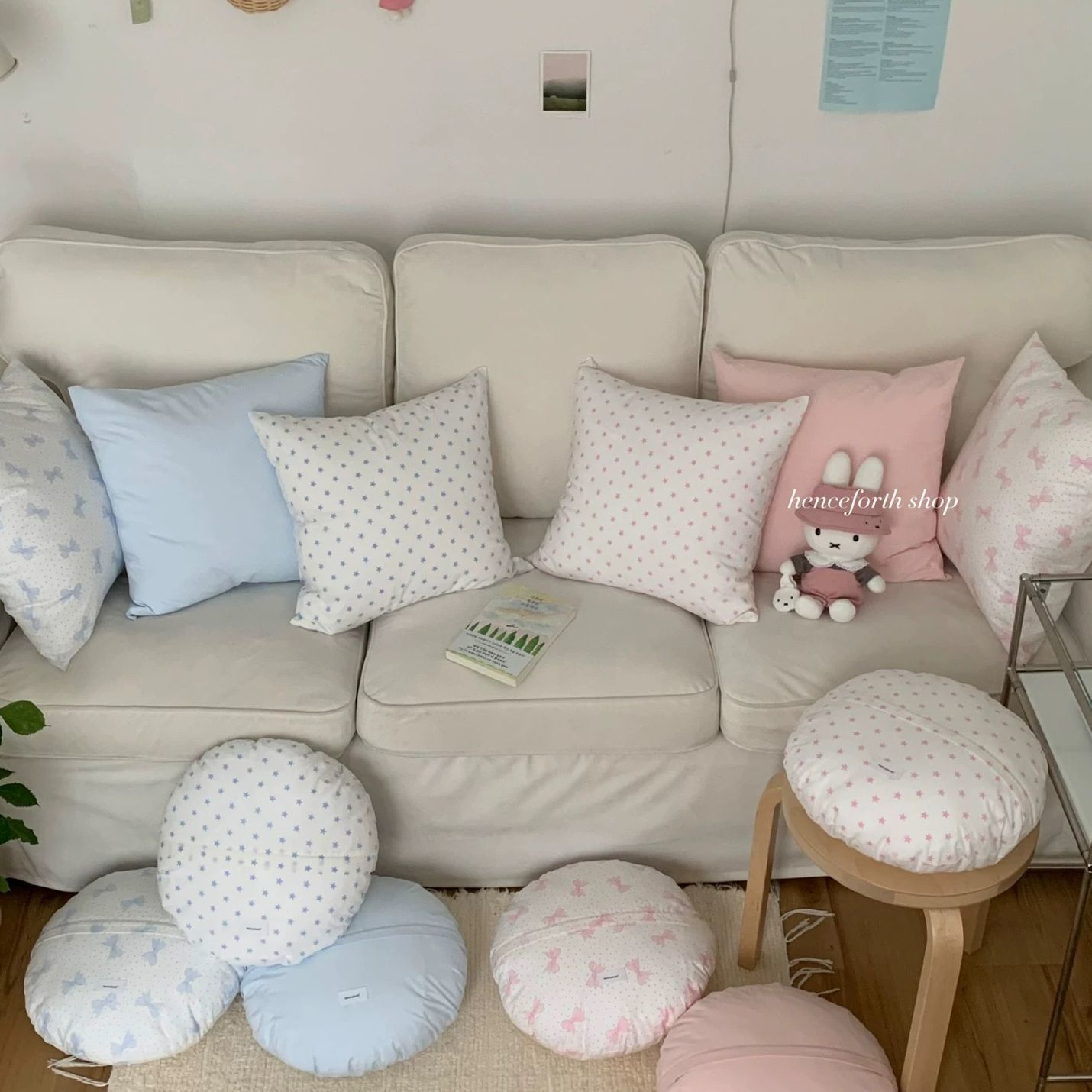 韩系ins风抱枕新款自制多色柔软方形枕套居家简约创意装饰靠枕头