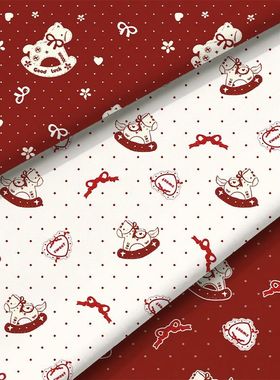 红色蝴蝶结爱心桌布马年装饰餐桌布新款氛围感节日装饰拍照背景布