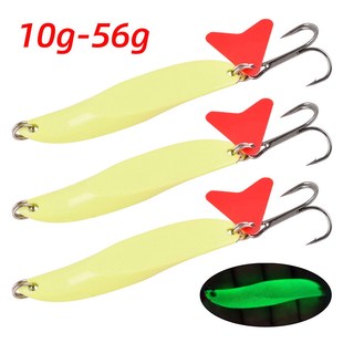 夜光弯角斜切亮片裸片弯曲斜片路亚假饵远投海钓翘嘴鲈鱼黑鱼