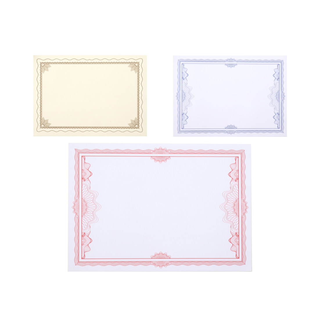 横竖款加厚空白a4学生荣誉获奖聘书结业证书内芯内页订做定制打印