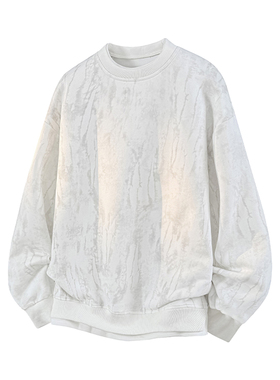 XUT 男士新款长袖卫衣2025秋冬季宽松百搭男装潮牌假两件上衣