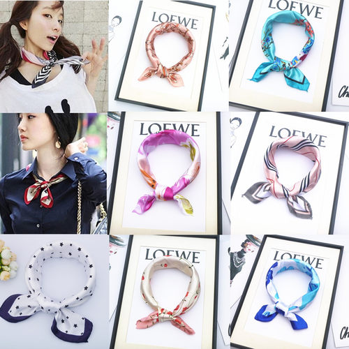 春假旅游批发小方巾丝巾女围巾