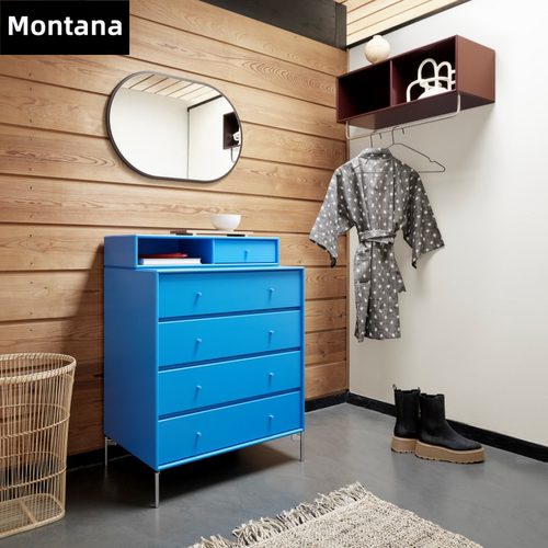 Montana 丹麦模块组合柜子五斗柜客厅卧室储物柜三斗柜多巴胺家具