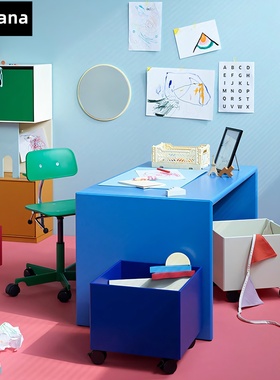 Montana 丹麦彩色极简书桌定制办公桌现代Monterey Table电脑桌子