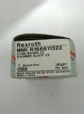 Rexroth 力士乐滑块 R166611322 议价