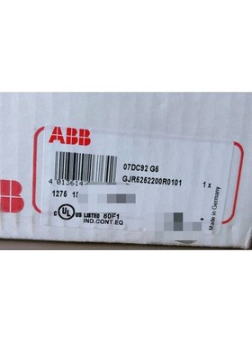 ABB控制模块07DC92 G5GJR5252200R 议价