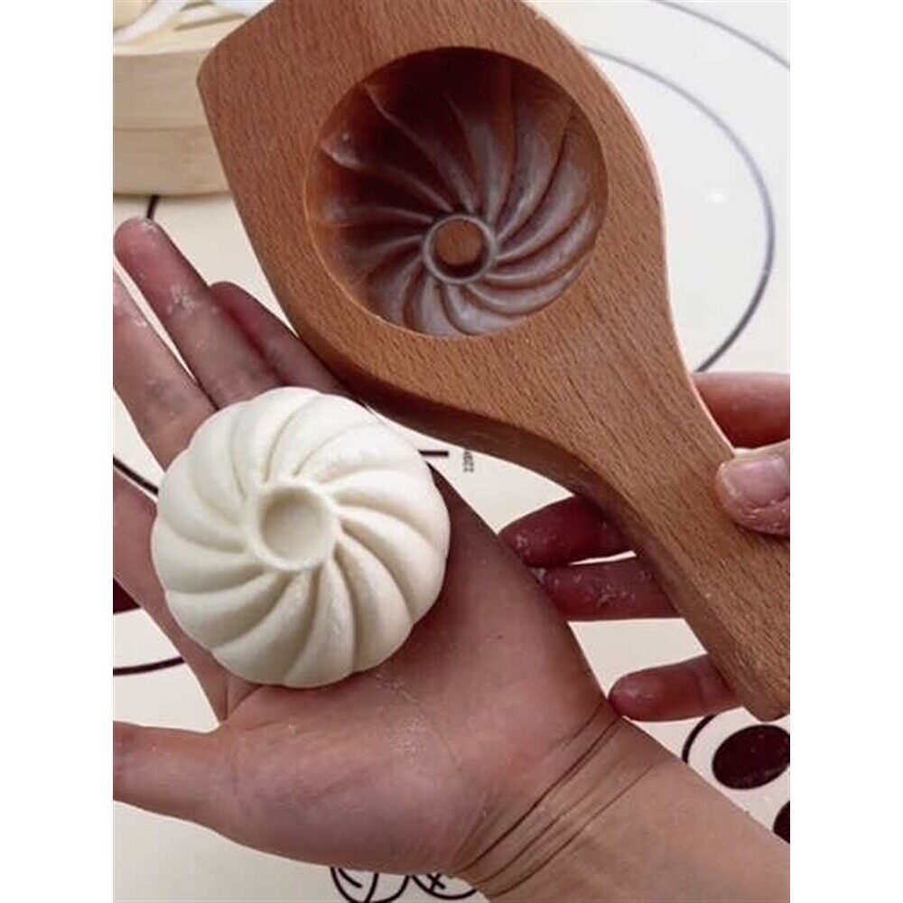包包子神器新款厨房手工面点包包子模具小笼包豆沙包糕点木质磨具