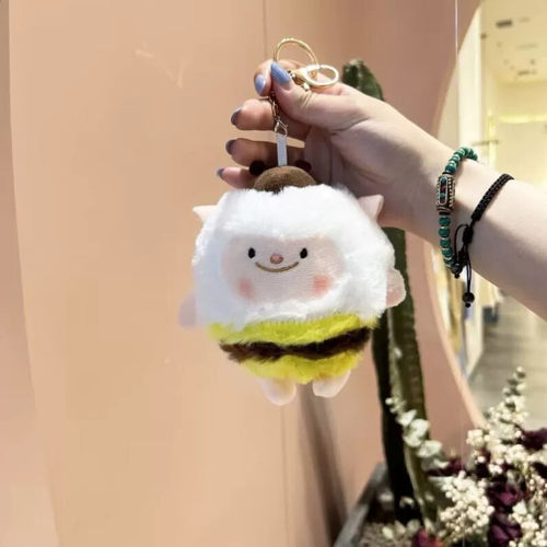 蜜蜂dongdong羊挂件蛋仔派对公仔周边A羊蛋搭子羊蜜玩偶毛绒玩具