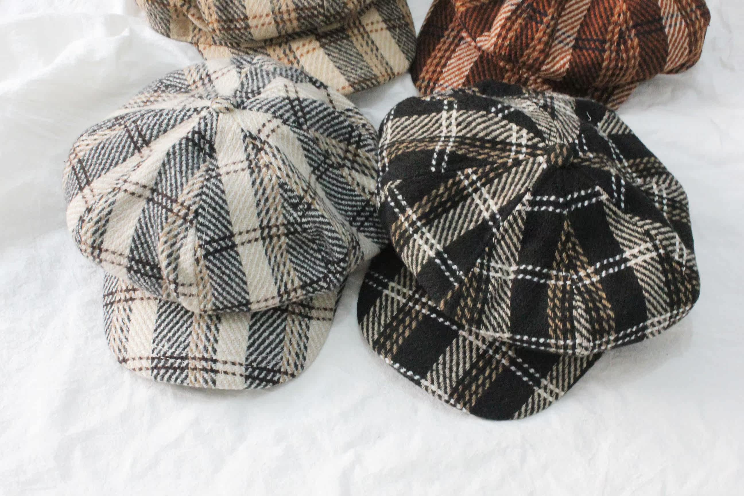 vintage Autumn and winter Retro Woolen Octagonal cap Duck tongue Hat Bailey Painter cap men and womenin the Accessories/Leather belt/Hat/Muffler , Hat  category - from Buy2taobao.com to provide professional Taobao agent buy service