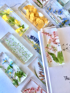 【花枝】创意摆件滴胶真花手工材料包节日礼品 尺寸:10x4x2cm