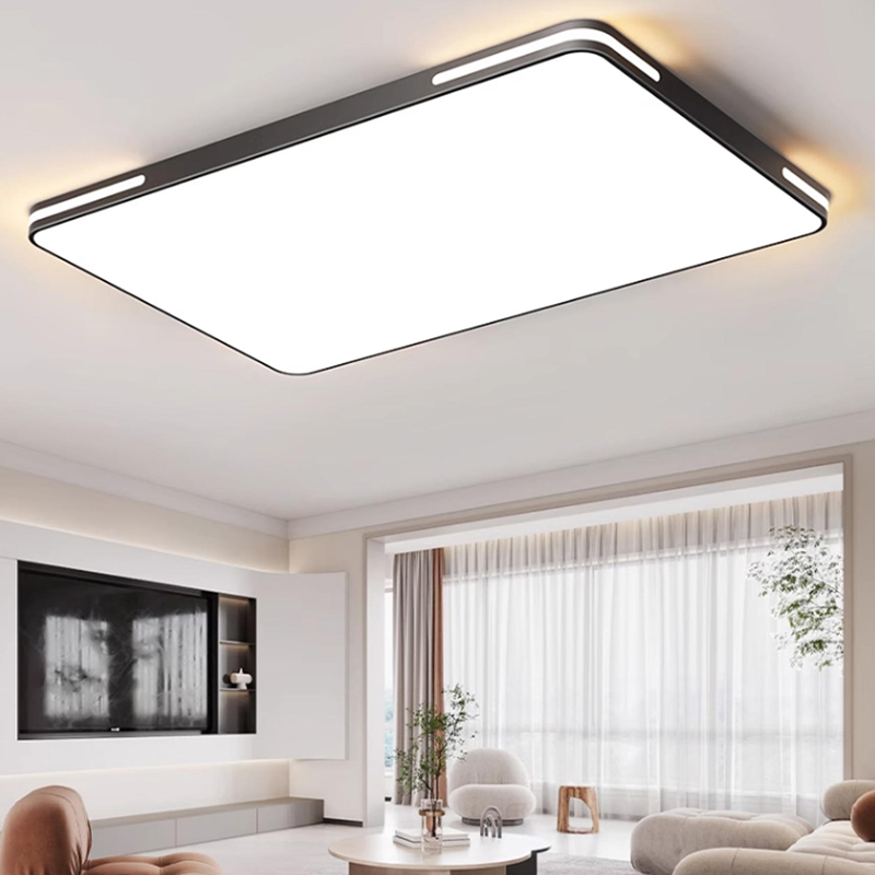 现代简约极简LED吸顶灯长方形客厅灯北欧大气卧室餐厅书房间前台