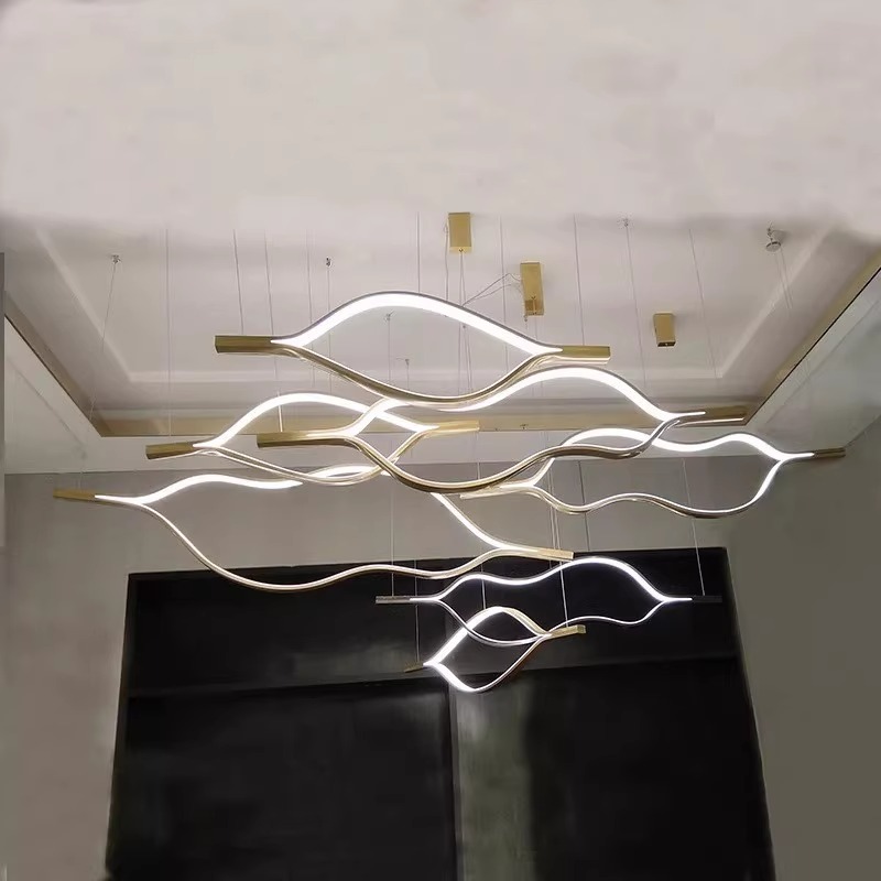 现代创意异形轻奢卧室别墅餐厅吊灯北欧风温馨创意个性商场瑜伽室