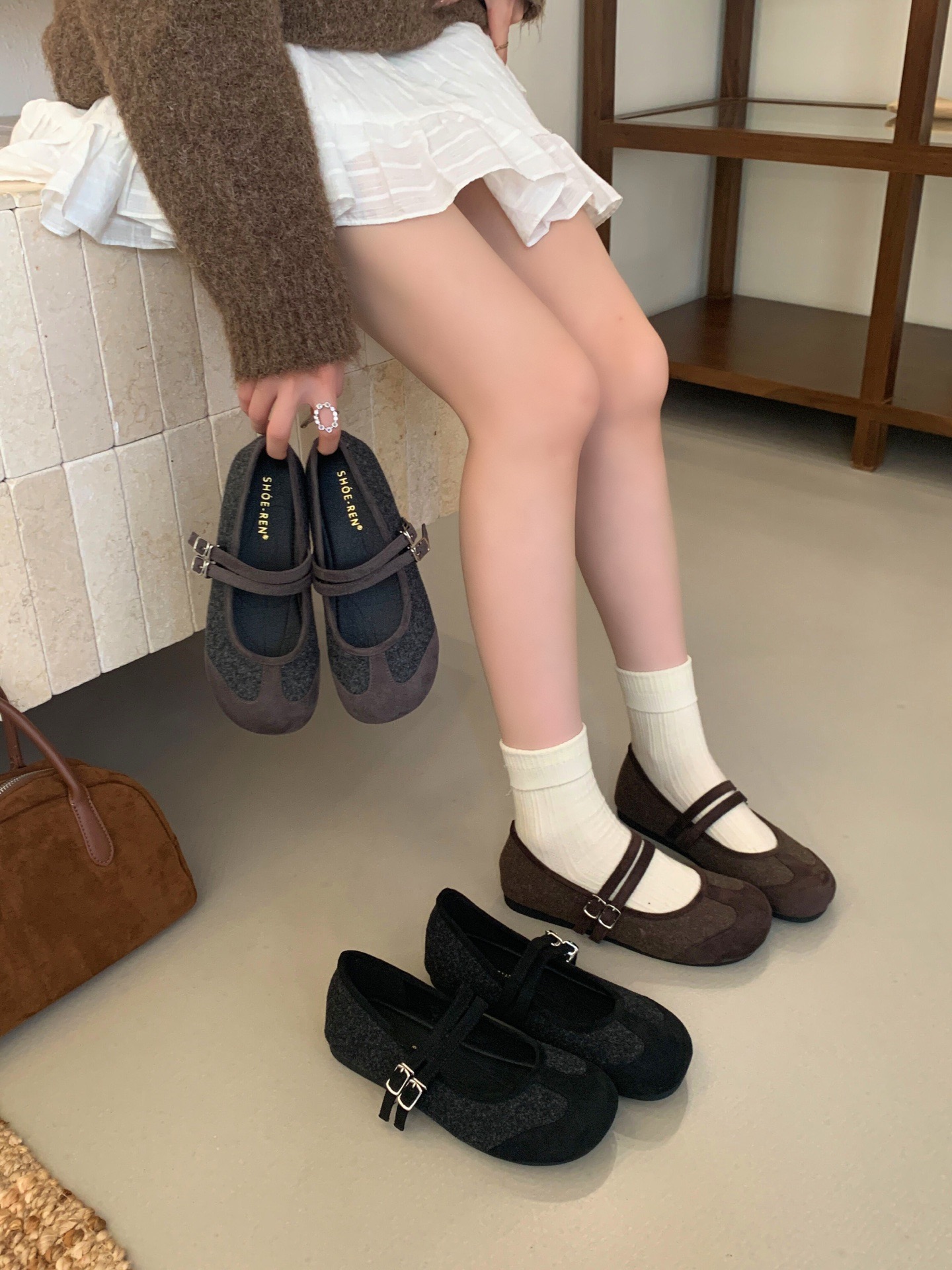 韩版芭蕾玛丽珍女鞋2025秋冬新款舒适不累脚浅口软底休闲百搭单鞋