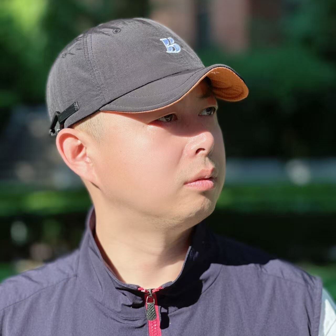 美式复古字母机能风户外翻檐鸭舌帽子男女短檐棒球帽薄款软檐双色