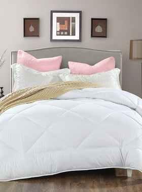 学生单人宾馆春秋被芯1.5米床上用品白色被子冬季宿舍双人被褥1.8