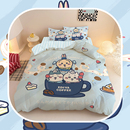 吉伊卡哇全棉四件套杯子卡哇三件套卡通寝室宿舍单人床用品被套