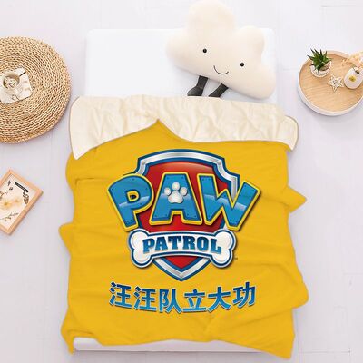 汪汪队卡通小狗夏凉被夏季凉感可爱儿童寝室单双人薄被可机洗水洗