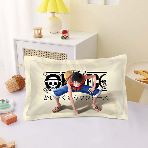 海贼王卡通全棉信封式枕套路飞索隆纯棉枕头套子男生寝室学生宿舍