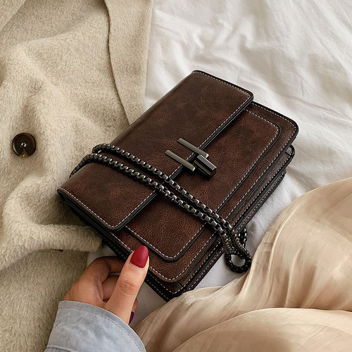 复古简约流行新款潮时尚链条女包