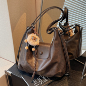 秋冬大容量双肩包女韩版 时尚 学生上课通勤托特包2025高级感腋下包