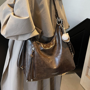 休闲大容量单肩包高级 时尚 韩版 ins潮流高级感托特包2025秋冬新款