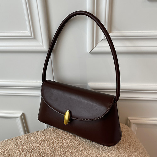 高级感时尚春夏复古腋下包女包2025新款潮今年流行百搭单肩小方包