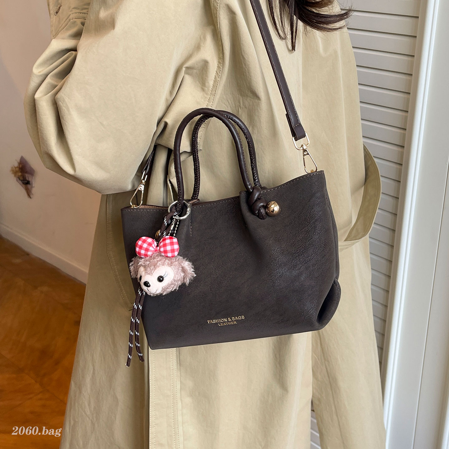 韩版ins休闲爆款水桶包包2025上班通勤新款流行超火女单肩斜跨包